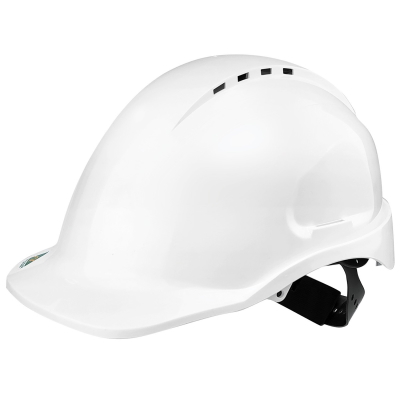 Vented Hard Hat with sliplock harness